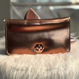 Metallic Bronze Clutch